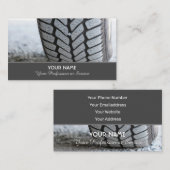 Elégant carte de visite pour les experts des roues (Devant / Derrière)