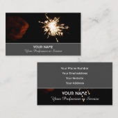 Élégant carte de visite pour les experts du servic (Devant / Derrière)