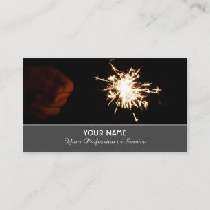 Élégant carte de visite pour les experts du servic