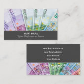 Élégant carte de visite pour les experts financier (Devant / Derrière)