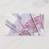 Élégant carte de visite pour les experts financier (Dos)