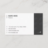 Élégant Carte de visite professionnel (Dos)