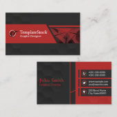 Élégant Carte de visite professionnel (Devant / Derrière)