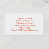 Élégant Carte de visite professionnel moderne Glit (Dos)