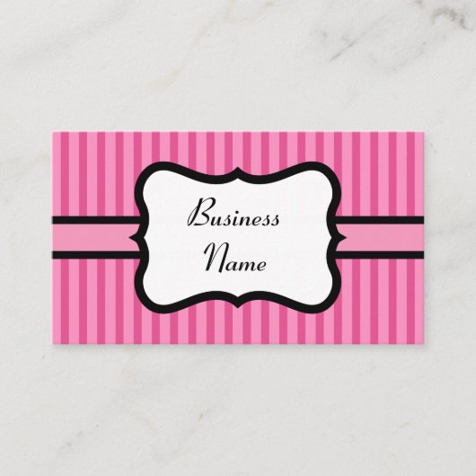 Élégant Carte de visite rétro (Devant)