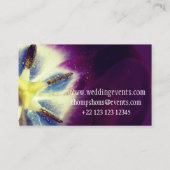 Élégant, Carte de visite unique (Dos)