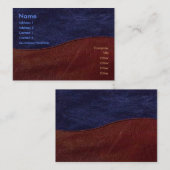 Élégant Carte de visite Wave (Devant / Derrière)