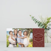 Élégant Carte photo de Damas rouges (Debout devant)