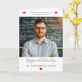 Élégant Carte photo de la Saint Valentin pour ense (Fleur jaune)