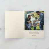 Élégant Carte photo de Noël (Intérieur)