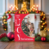 Élégant Carte photo de vacances avec moderne Scrip