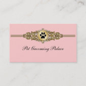 Élégant Cartes de visite de toilettage pour animau (Devant)