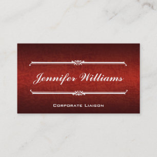 Élégant Cartes de visite professionnels en cuir