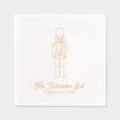 Élégant Casse-noisette Naples à huile d'or Noël (Recto)