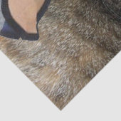 ELEGANT CAT MET DIVA-PET, PINK ROSES Moederdag Tissuepapier (Detail)