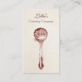 Elegant Catering Personal Chef  Spoon Visitekaartje (Voorkant)