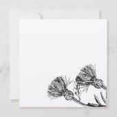 Elegant Celebration of Life Memorial begrafenis Ui Kaart (Achterkant)