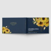 Elegant 'Celebration of Life' - Memorial Sunflower Gastenboek (Volledig)