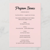 Elegant Celebration of Life Service Design Programma (Achterkant)