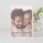 Elegant Celebration of Life Service Design Programma (Staand voorkant)