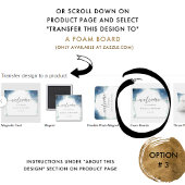 Elegant Celestial Waterverf Wedding Welcome Sign Poster