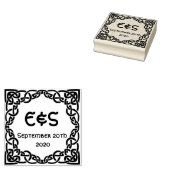 Elegant Celtic Wedding Celtic Knot Rubberstempel (Gestempeld)