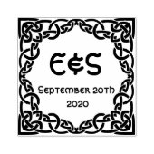 Elegant Celtic Wedding Celtic Knot Rubberstempel (Afrduk)