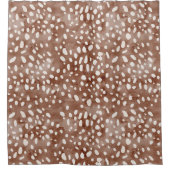 Elégant cerf de forêt Imprimer rideau de douche (Devant)