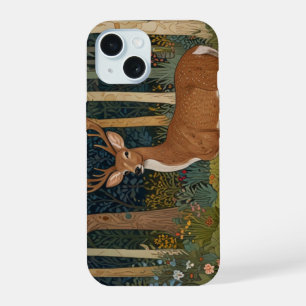 Élégant cerf rustique boho forêt verdure