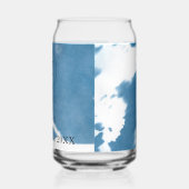 Elégant Cerisier Blossom Cyanotype Mariage Invitat (Droite)