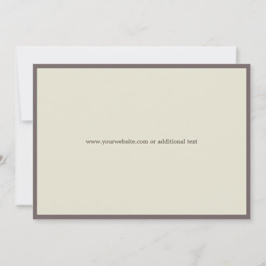 Elegant certificaat van echtheid (Achterkant)