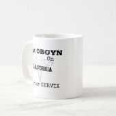 Élégant cervix obgyn mug (Devant gauche)