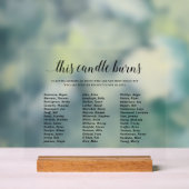 Élégant Cette Bougie Brûle Classe Mémorial de Réun (Neutre)