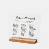 Élégant Cette Bougie Brûle Classe Mémorial de Réun (Angle)