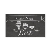 Elegant  Chalk Cafe Pub Bar Coffee Kaart