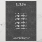Elegant Chalkboard textuur Flyer (Achterkant)