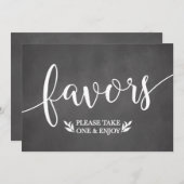 Elegant Chalkboard voor weddenschappen (Voorkant / Achterkant)