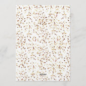 Elegant Champagne New Year's Eve Kaart (Achterkant)