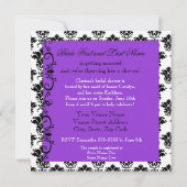 Elegant Chandelier Bridal Shower Kaart (Achterkant)