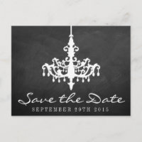 Elegant Chandelier Chalkboard Wedding Collectie