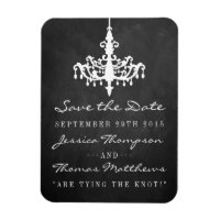 Elegant Chandelier Chalkboard Wedding Collectie