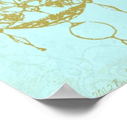 Elegant Chandelier  Patina Poster Print (Hoek)