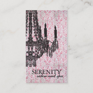 Elegant Chandelier Spa Visitekaartje