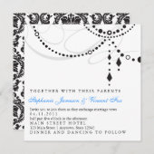 Elegant Chandelier Uitnodiging (Voorkant / Achterkant)