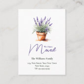 Élégant changement d'adresse | Faire-part de dépla (Devant)