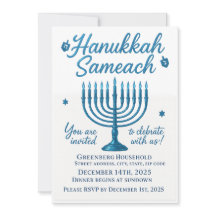 Elegant Chanoeka Sameach-diner