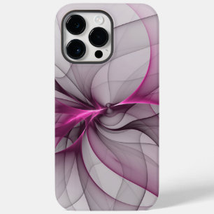 Elegant Chaos Modern Abstract Roze Fractal Art Case-Mate iPhone 14 Pro Max Hoesje