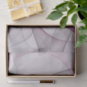 Elegant Chaos Modern Abstract Roze Fractal Art Tissuepapier (Geschenk)