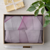 Elegant Chaos Modern Abstract Roze Fractal Art Tissuepapier (Geschenk)