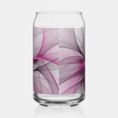 Élégant Chaos Moderne Art Fractal Abstrait Rose (Droite)